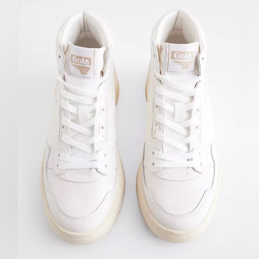 Gola Challenge high top leather sneaker